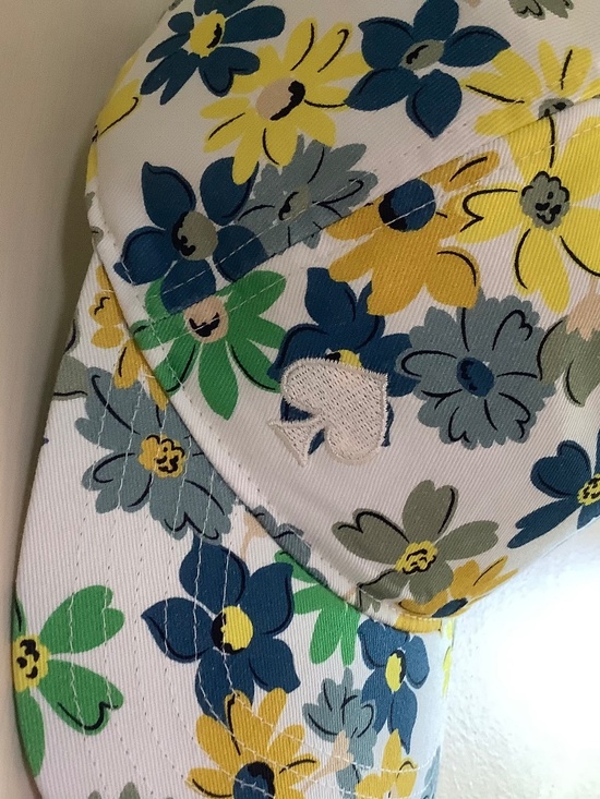 Kate Spade French Cream Floral Baseball Cap OS main image 8